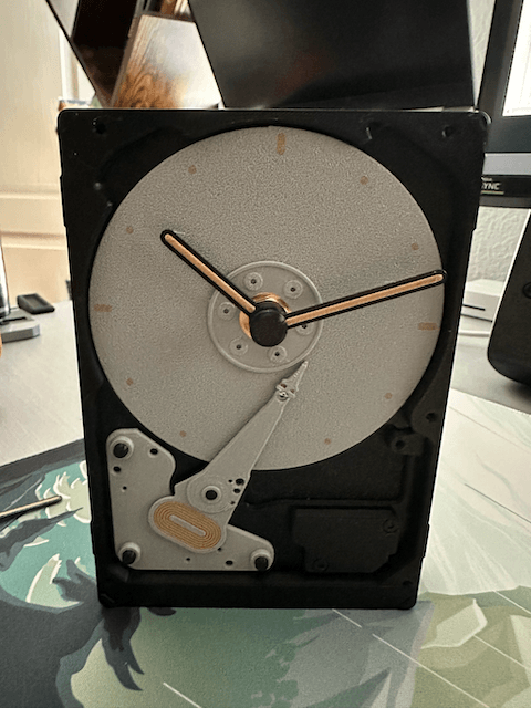 Hard Drive Clock